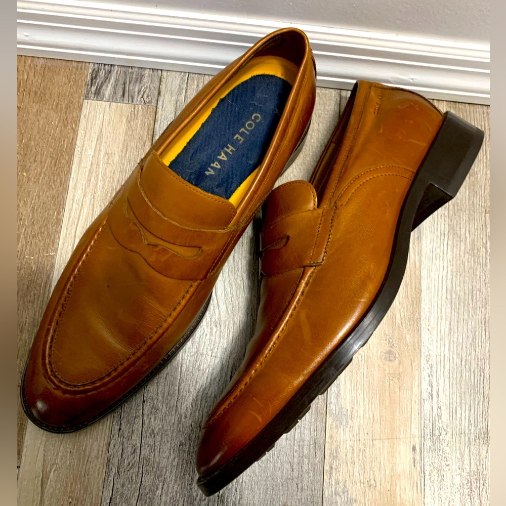 Cole Haan Men’s Penny loafers leather shoes 9.1/2
